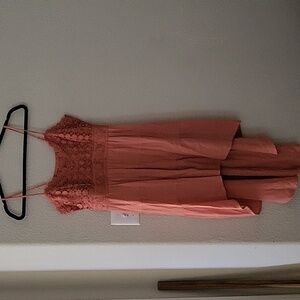 Corral high low strap dress